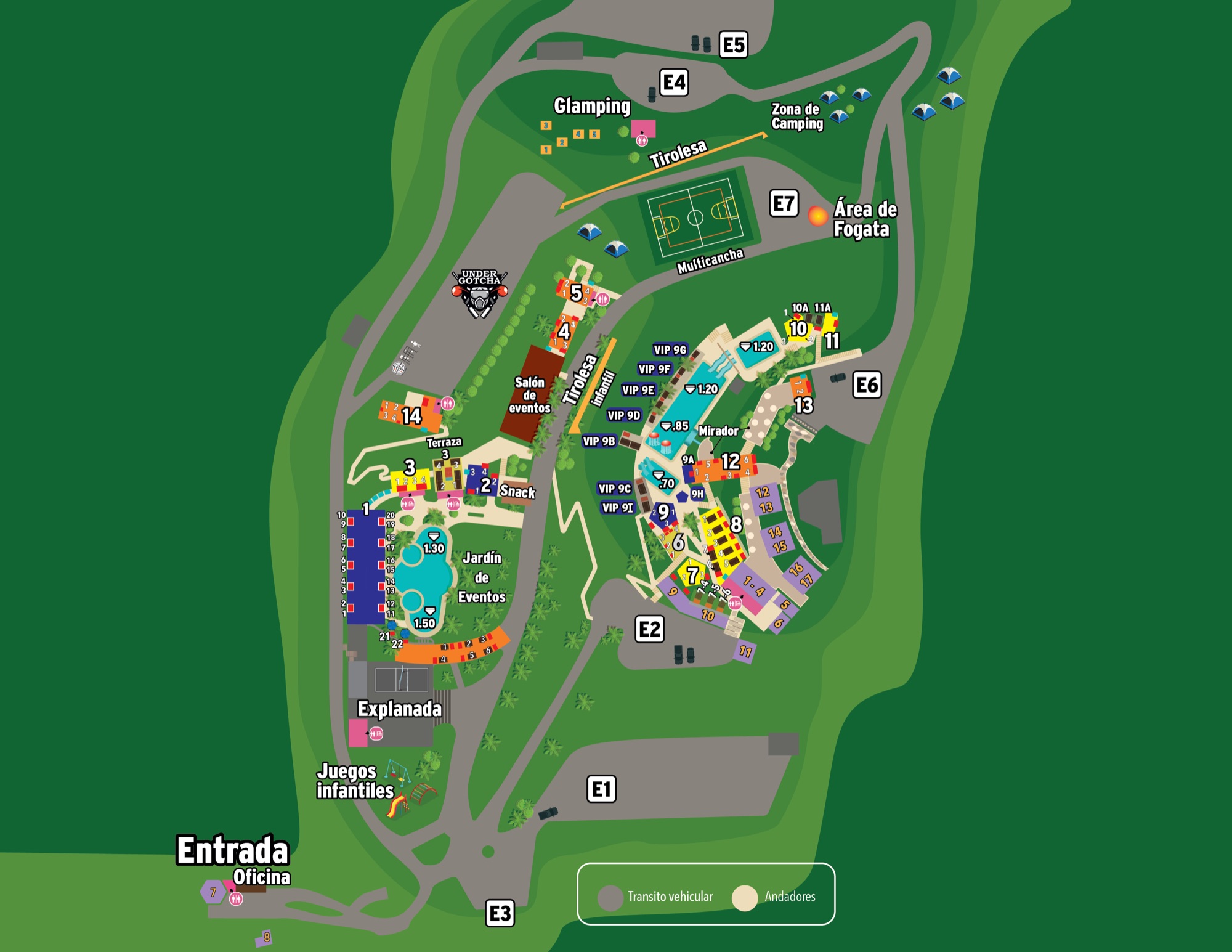 Mapa completo de Campestre La Fuente 2026