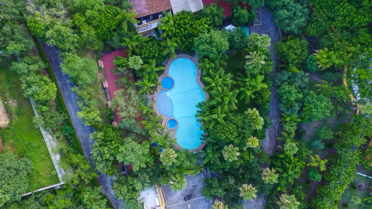 Vista aérea del parque